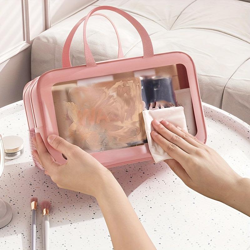 Large Capacity Dry-Wet Separation Portable Washing & Cosmetic Bag