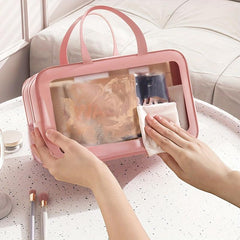 Large Capacity Dry-Wet Separation Portable Washing & Cosmetic Bag
