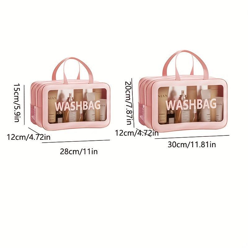Large Capacity Dry-Wet Separation Portable Washing & Cosmetic Bag