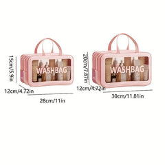 Large Capacity Dry-Wet Separation Portable Washing & Cosmetic Bag