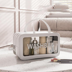 Large Capacity Dry-Wet Separation Portable Washing & Cosmetic Bag