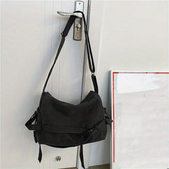 Casual Canvas Messenger Bag Large Capacity Shoulder Bag