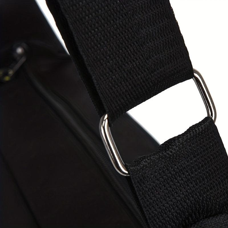 Men's Large Capacity Shoulder Bag Casual Canvas Crossbody Bag