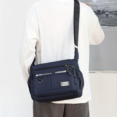 Men's Large Capacity Shoulder Bag Casual Canvas Crossbody Bag
