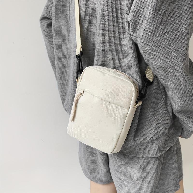 Men's Casual Small Crossbody Bags Oxford Cloth Travel Shoulder Bag