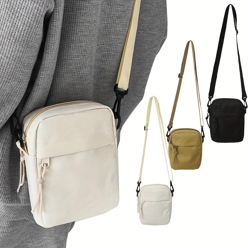 Men's Casual Small Crossbody Bags Oxford Cloth Travel Shoulder Bag