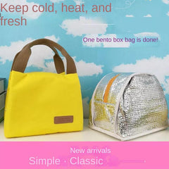Insulation Bag Waterproof Lunch Box Bag Men Women Bento Bag Mommy Small Bag