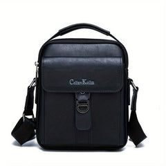 Men's Casual PU Leather Crossbody Bag Business Shoulder