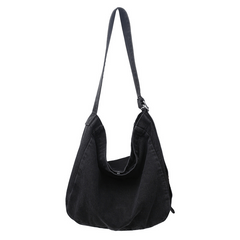 Hendia Denim Shoulder Bag Casual Canvas Crossbody Large Capacity Purse
