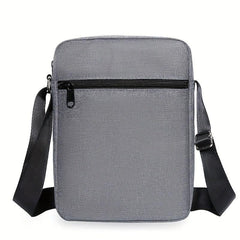 Men's Nylon Shoulder Bag Vertical Mobile Phone Crossbody Bag
