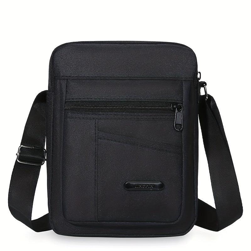 Men's Nylon Shoulder Bag Vertical Mobile Phone Crossbody Bag
