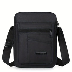 Men's Nylon Shoulder Bag Vertical Mobile Phone Crossbody Bag