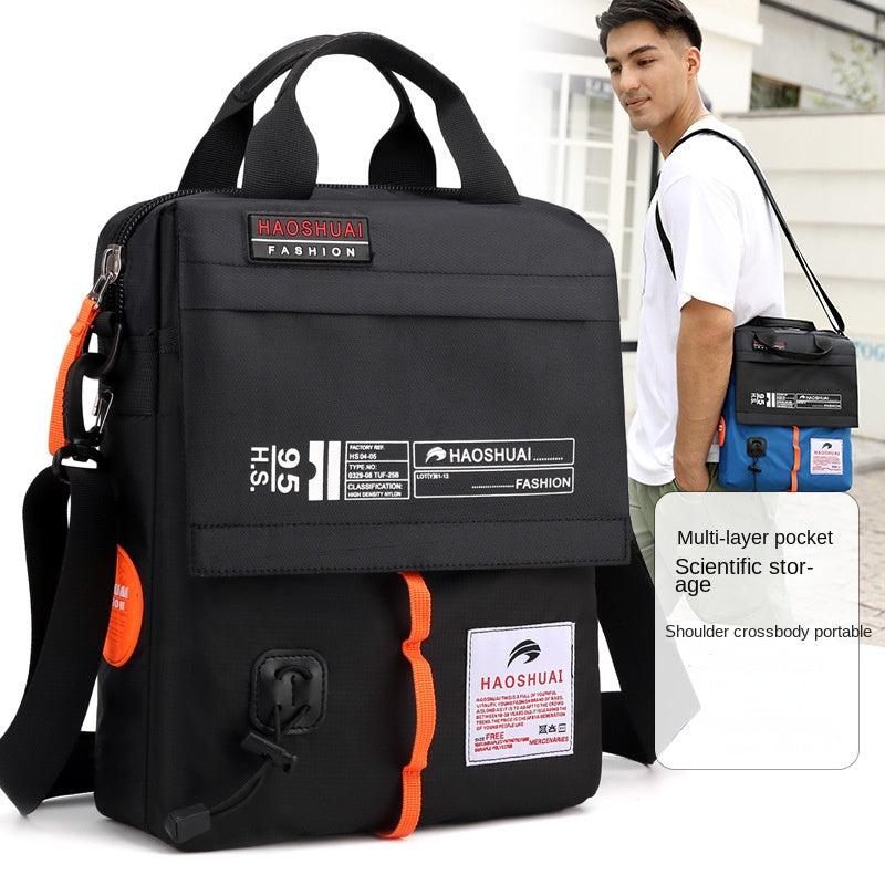 Men's Outdoor Casual Crossbody Bag Canvas Shoulder Bag