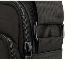 Men's Casual Business Bag Waterproof Oxford Cloth Crossbody Shoulder Bag