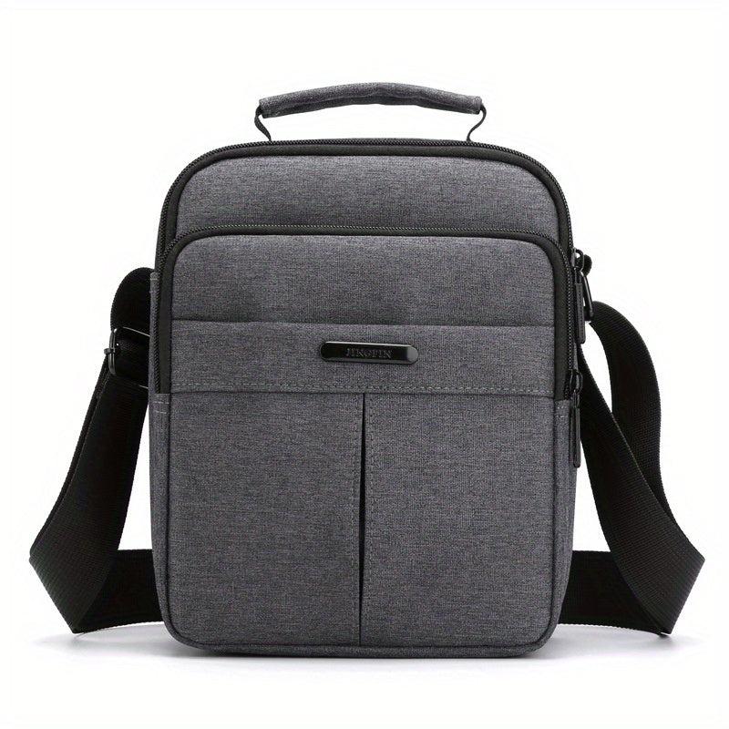Men's Casual Business Bag Waterproof Oxford Cloth Crossbody Shoulder Bag