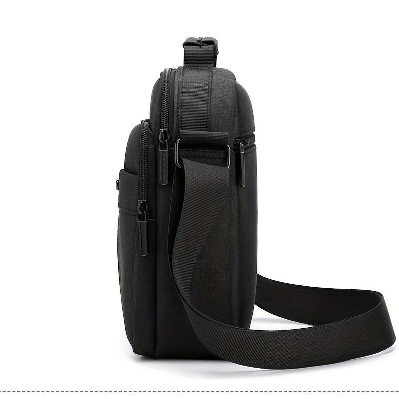 Men's Casual Business Bag Waterproof Oxford Cloth Crossbody Shoulder Bag