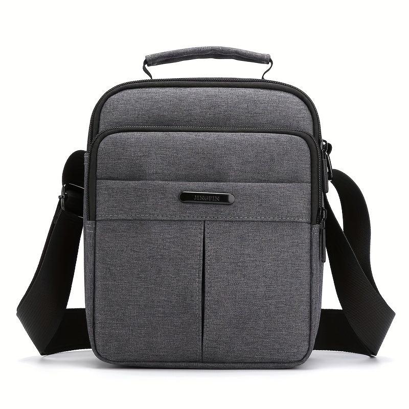 Men's Casual Business Bag Waterproof Oxford Cloth Crossbody Shoulder Bag