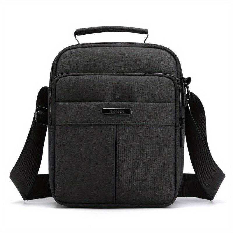 Men's Casual Business Bag Waterproof Oxford Cloth Crossbody Shoulder Bag