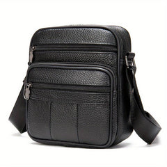 Cowhide Men's Crossbody Bag Business Leather Bag