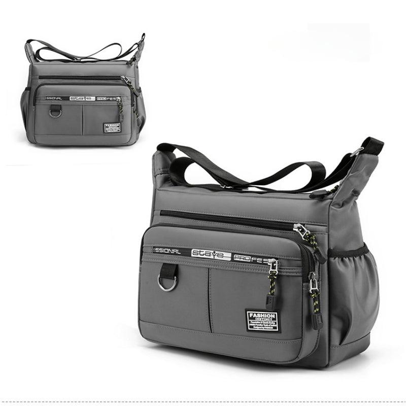 Men's Waterproof Shoulder Bag Messenger Bag Large Capacity Casual Bag