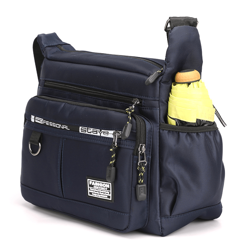 Men's Waterproof Shoulder Bag Messenger Bag Large Capacity Casual Bag