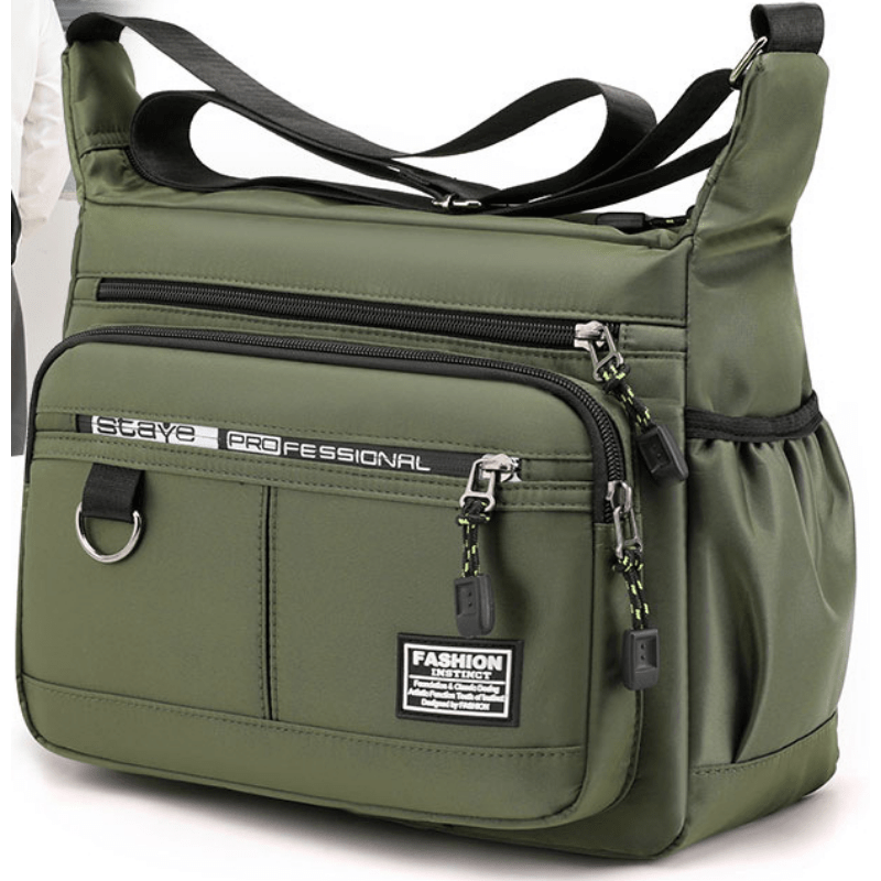 Men's Waterproof Shoulder Bag Messenger Bag Large Capacity Casual Bag