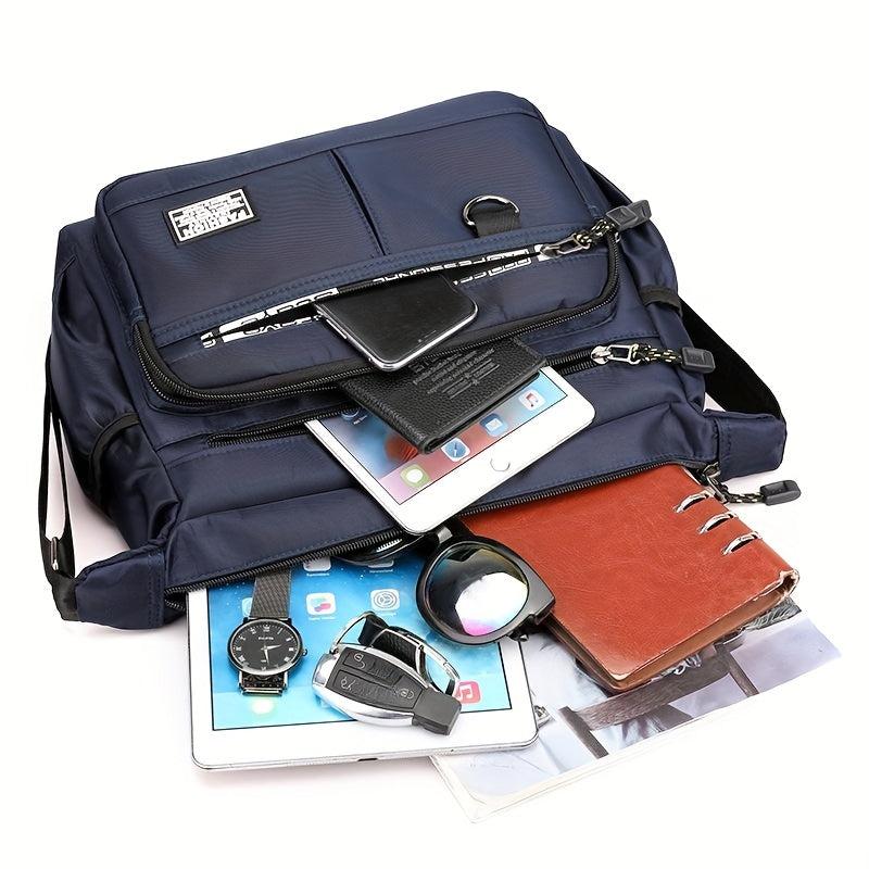 Men's Waterproof Shoulder Bag Messenger Bag Large Capacity Casual Bag