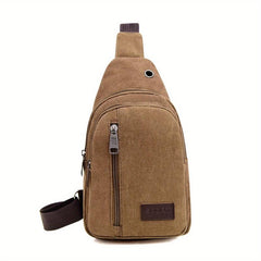 Canvas Chest Bag Small Backpack Phone Bag