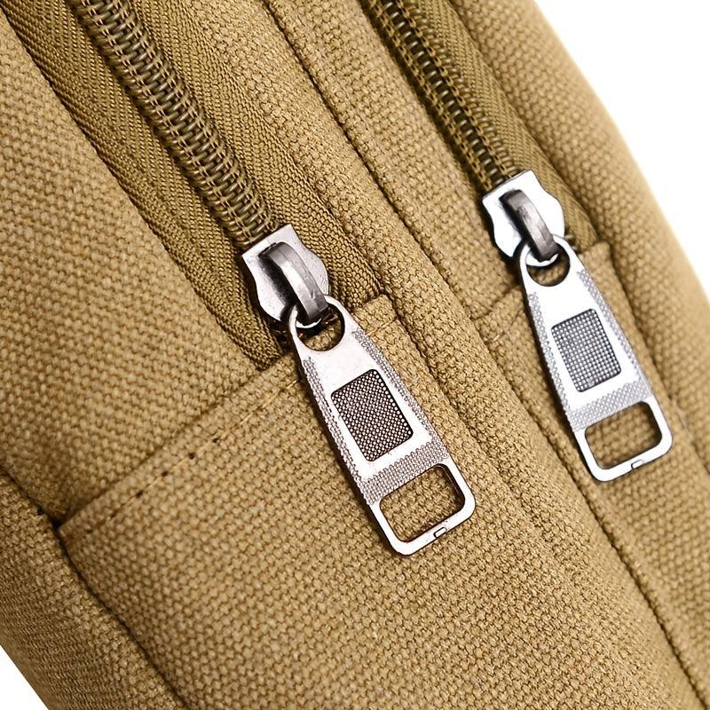 Canvas Chest Bag Small Backpack Phone Bag