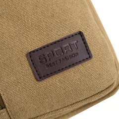 Canvas Chest Bag Small Backpack Phone Bag