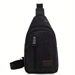 Canvas Chest Bag Small Backpack Phone Bag