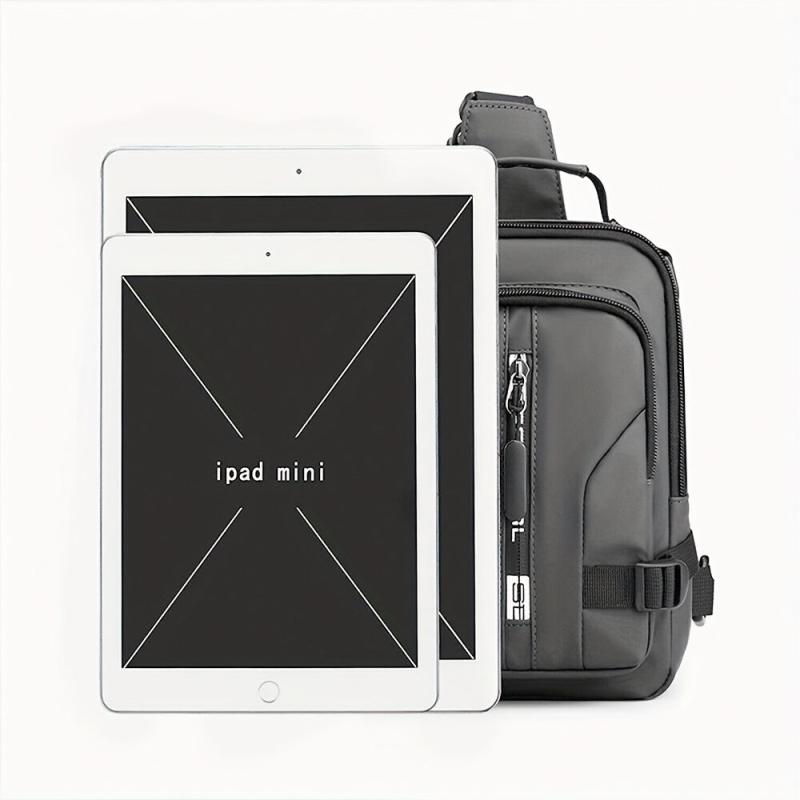 Men's Casual Crossbody Bag Lightweight Hiking Cycling Travel Shoulder Bag