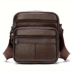 Men's Small Leather Shoulder Bag Crossbody Bag
