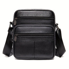 Men's Small Leather Shoulder Bag Crossbody Bag