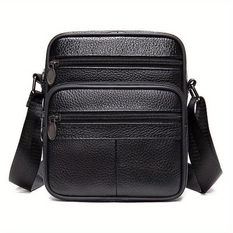 Men's Small Leather Shoulder Bag Crossbody Bag