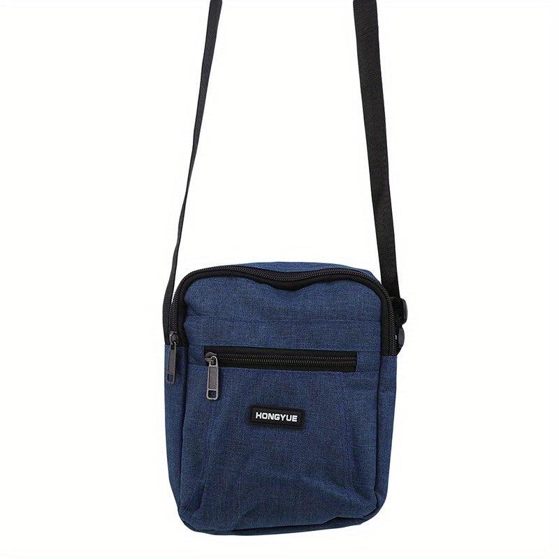 Men's Canvas Waterproof Messenger Bag for Outdoor