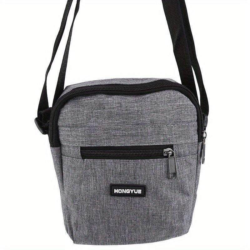 Men's Canvas Waterproof Messenger Bag for Outdoor