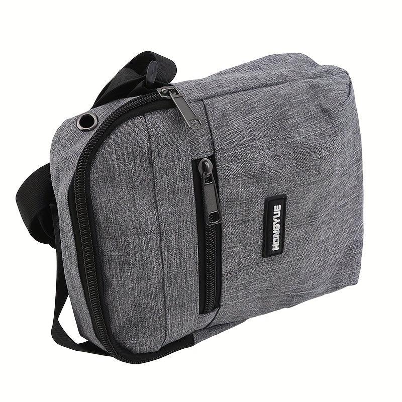 Men's Canvas Waterproof Messenger Bag for Outdoor