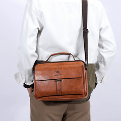 Men's Retro Business Shoulder Bag
