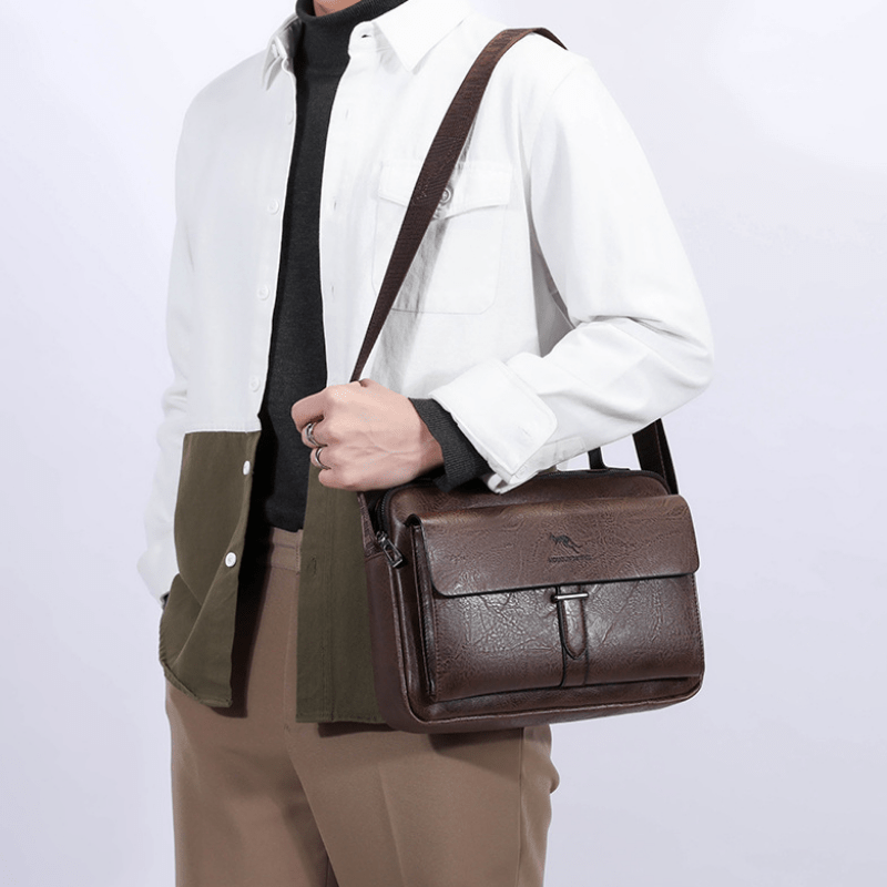 Men's Retro Business Shoulder Bag