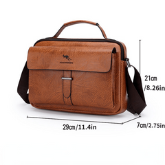 Men's Retro Business Shoulder Bag