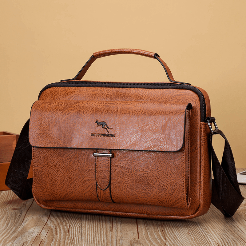Men's Retro Business Shoulder Bag
