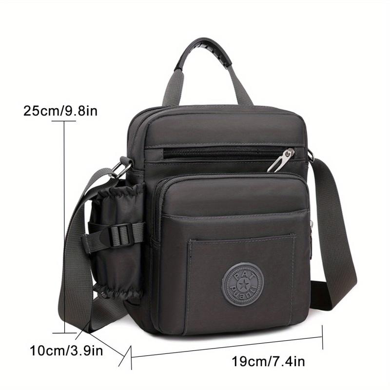 Men's Business Casual Shoulder Bag Waterproof Messenger Bag