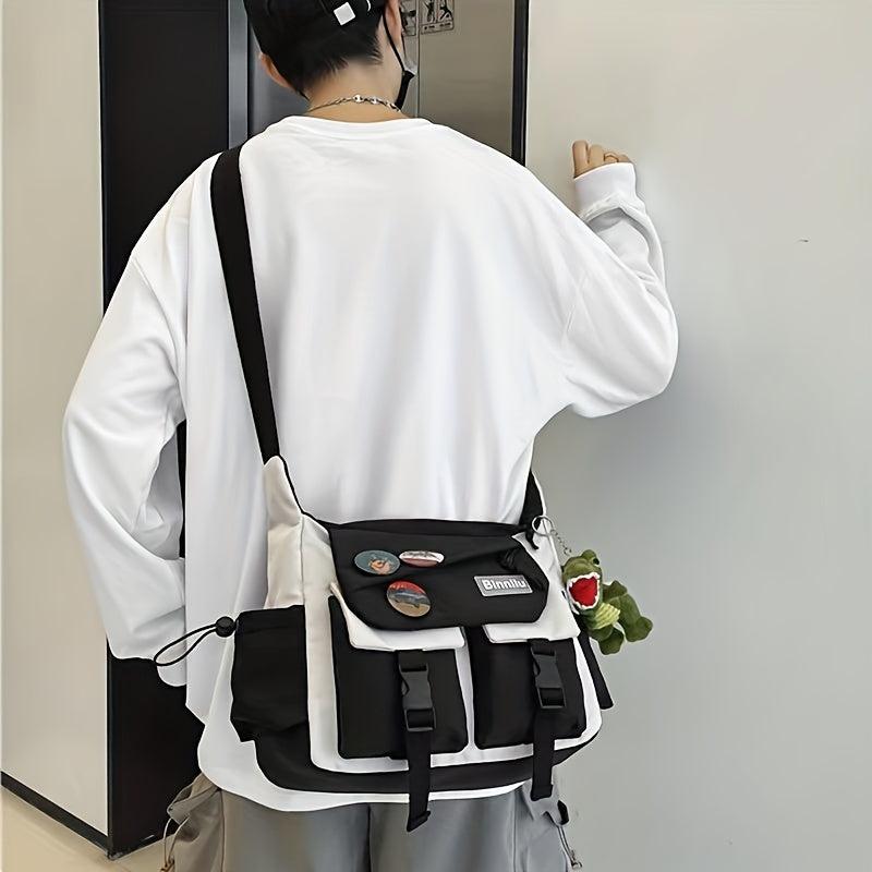 Men's Large Capacity Shoulder Bag Casual Messenger Bag