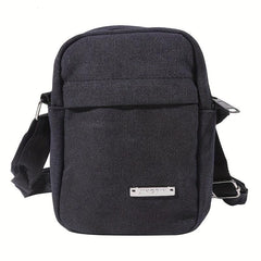 Men's One Shoulder Crossbody Bag Canvas Backpack for Travel Sport Camping