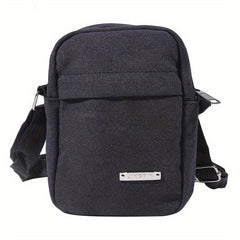 Men's One Shoulder Crossbody Bag Canvas Backpack for Travel Sport Camping
