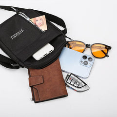 Men's Small Square Shoulder Bag Casual Style