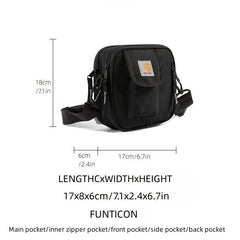 Men's Casual Shoulder Bag for Travel and Outdoor Activities