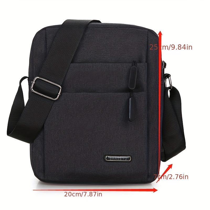 Men's Oxford Cloth Shoulder Bag Casual Backpack