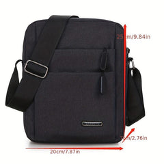 Men's Oxford Cloth Shoulder Bag Casual Backpack